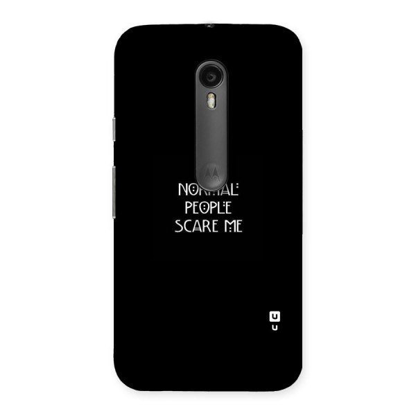 Normal People Back Case for Moto G3