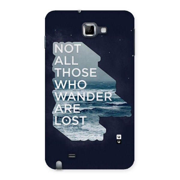 Not Lost Back Case for Galaxy Note