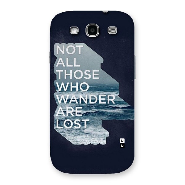 Not Lost Back Case for Galaxy S3 Neo