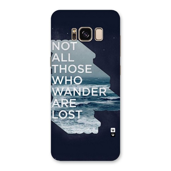 Not Lost Back Case for Galaxy S8