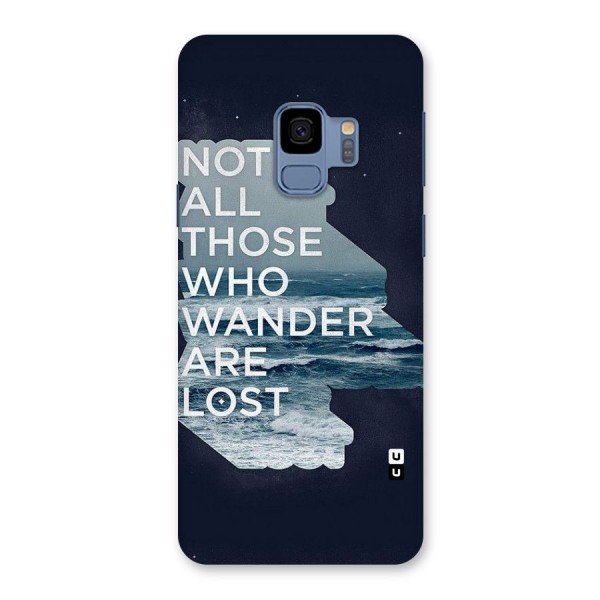 Not Lost Back Case for Galaxy S9