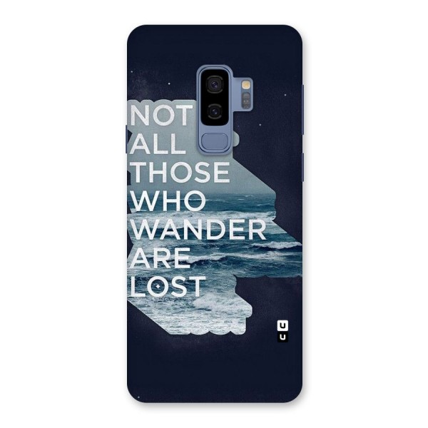 Not Lost Back Case for Galaxy S9 Plus