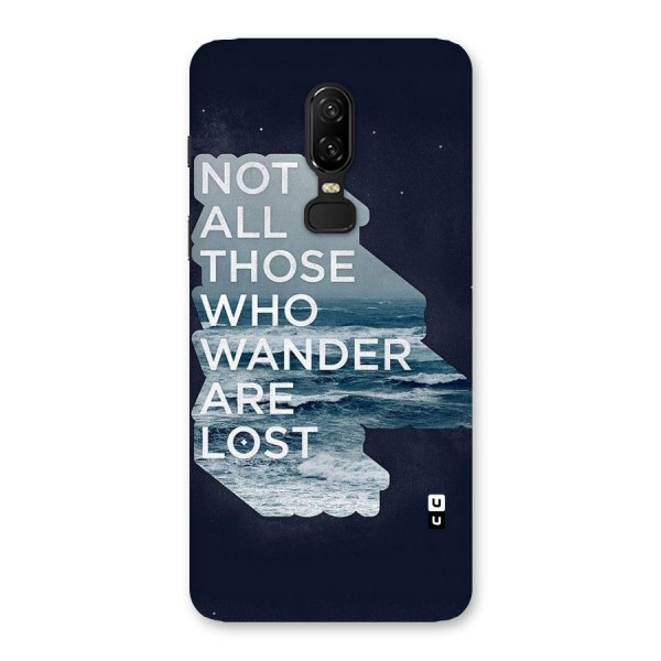 Not Lost Back Case for OnePlus 6