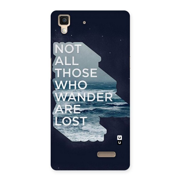 Not Lost Back Case for Oppo R7