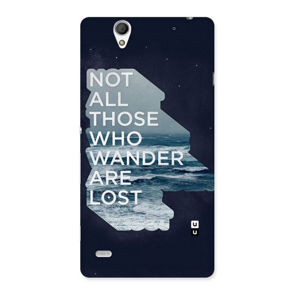 Not Lost Back Case for Sony Xperia C4