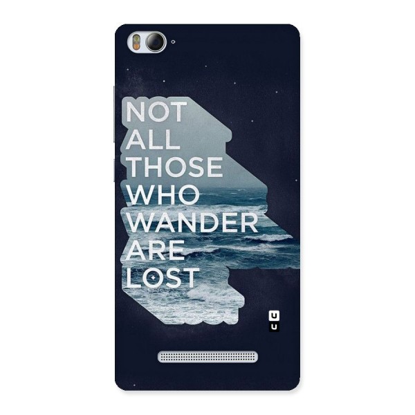 Not Lost Back Case for Xiaomi Mi4i