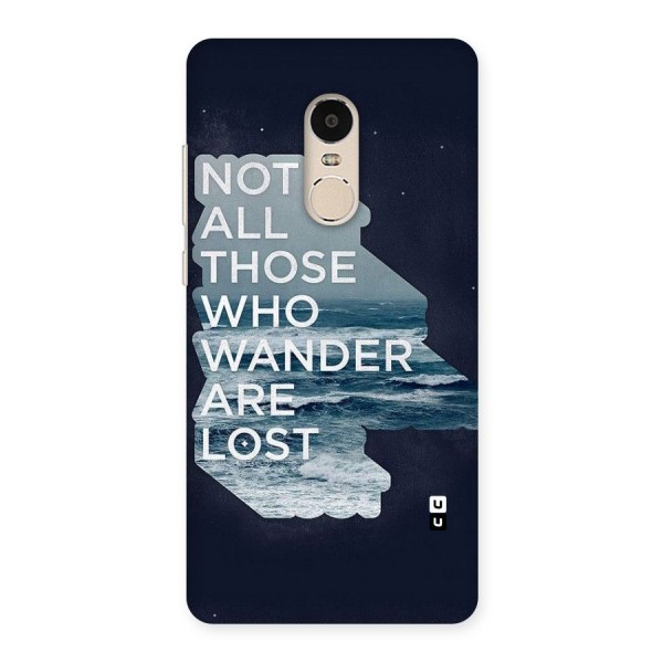 Not Lost Back Case for Xiaomi Redmi Note 4