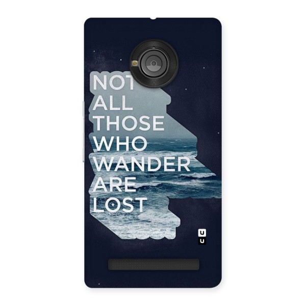 Not Lost Back Case for Yu Yuphoria