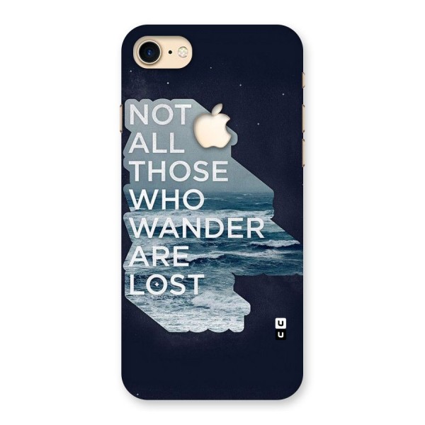 Not Lost Back Case for iPhone 7 Apple Cut