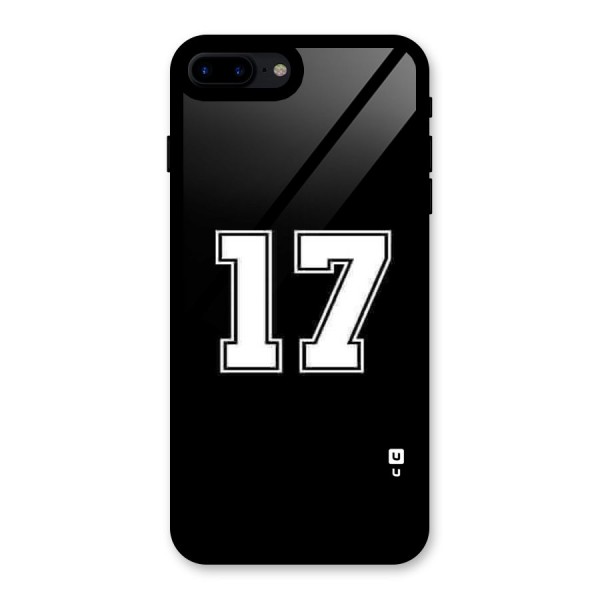 Number 17 Glass Back Case for iPhone 7 Plus