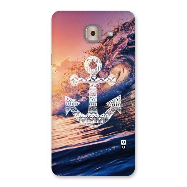 Ocean Anchor Wave Back Case for Galaxy J7 Max