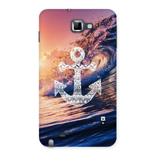 Ocean Anchor Wave Back Case for Galaxy Note