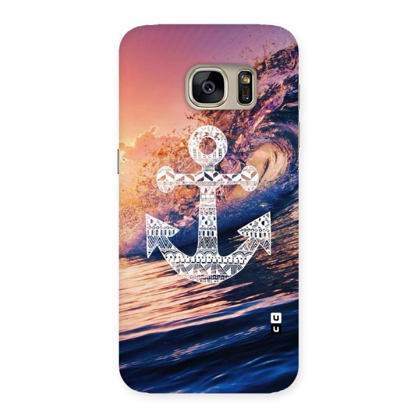 Ocean Anchor Wave Back Case for Galaxy S7