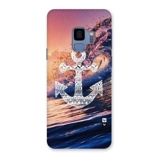 Ocean Anchor Wave Back Case for Galaxy S9