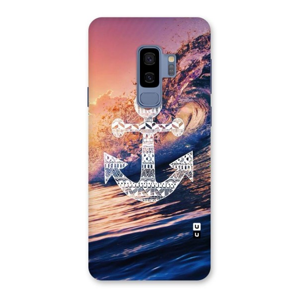 Ocean Anchor Wave Back Case for Galaxy S9 Plus