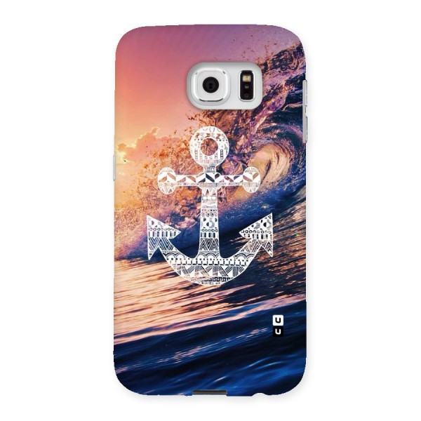 Ocean Anchor Wave Back Case for Samsung Galaxy S6