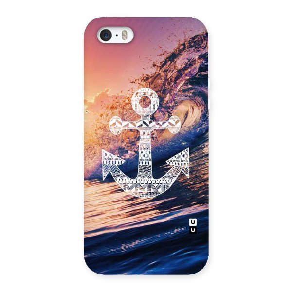 Ocean Anchor Wave Back Case for iPhone SE