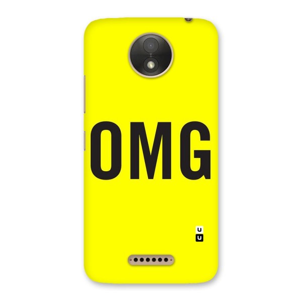 Oh My God Back Case for Moto C Plus