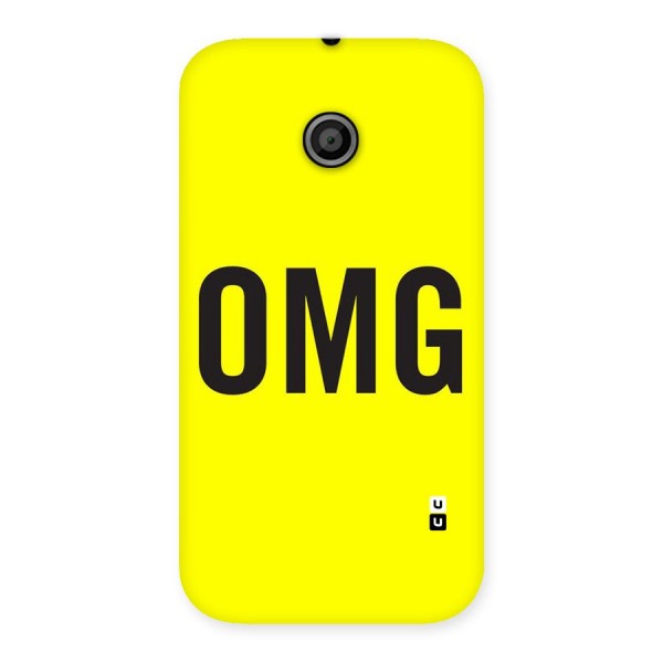 Oh My God Back Case for Moto E