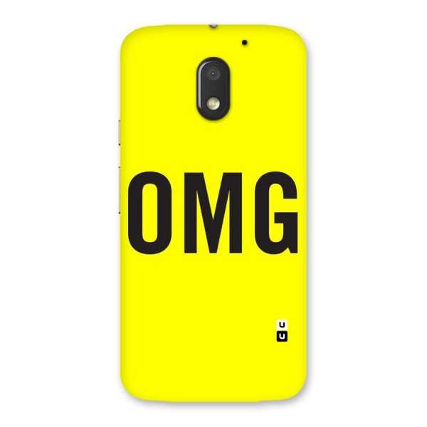 Oh My God Back Case for Moto E3 Power