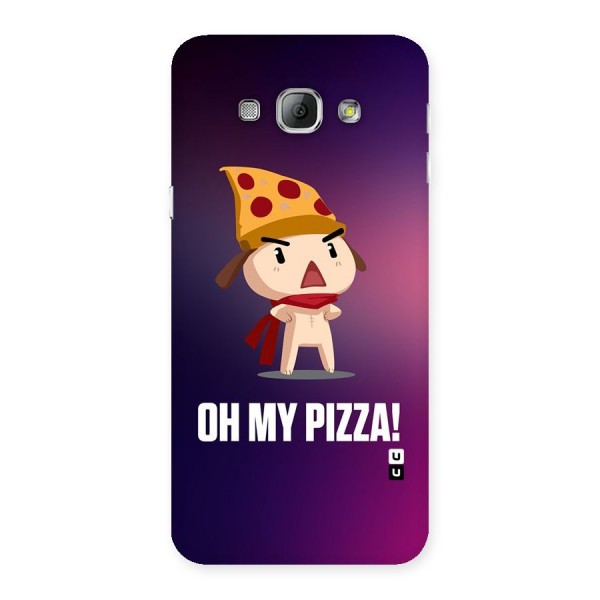 Oh My Pizza Back Case for Galaxy A8