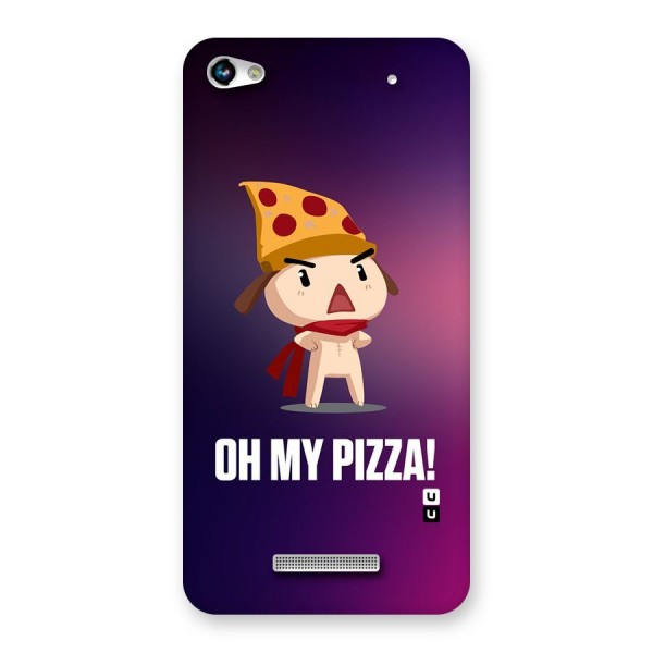 Oh My Pizza Back Case for Micromax Hue 2