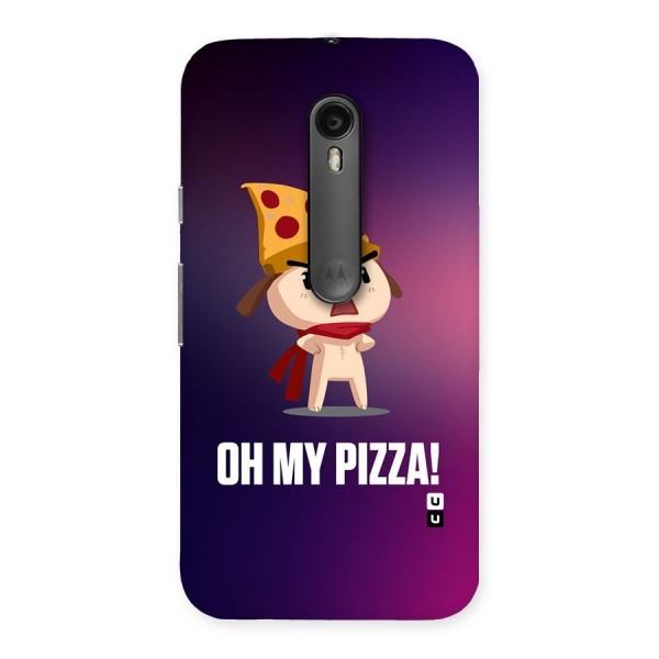 Oh My Pizza Back Case for Moto G3