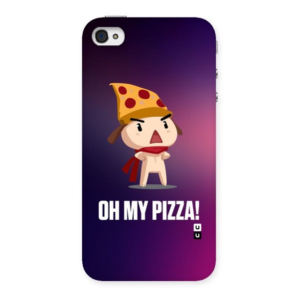 Oh My Pizza Back Case for iPhone 4 4s