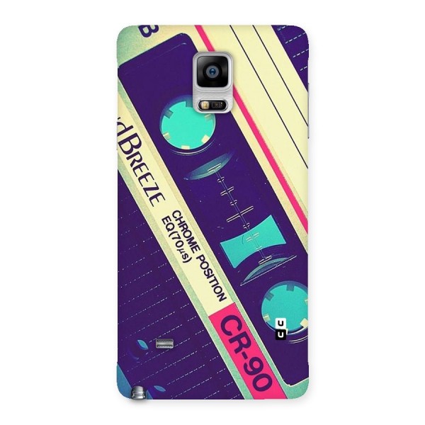 Old Casette Shade Back Case for Galaxy Note 4