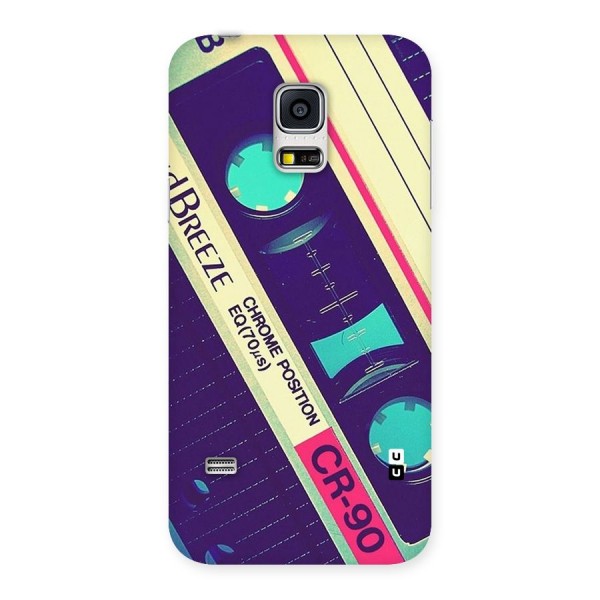 Old Casette Shade Back Case for Galaxy S5 Mini