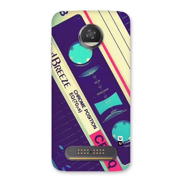 Old Casette Shade Back Case for Moto Z2 Play