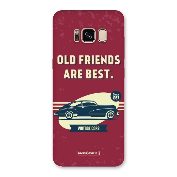 Old Friends Vintage Car Back Case for Galaxy S8