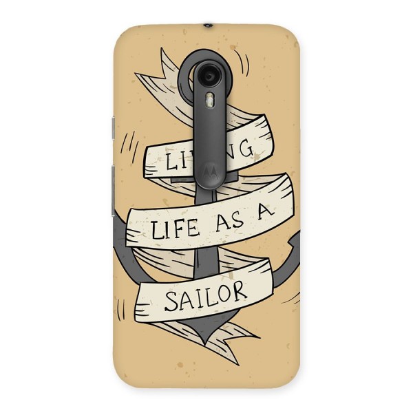 Old School Anchor Back Case for Moto G3