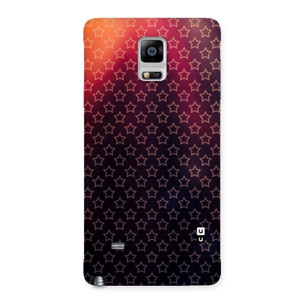 Ombre Stars Back Case for Galaxy Note 4