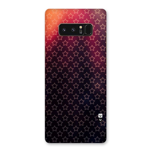 Ombre Stars Back Case for Galaxy Note 8