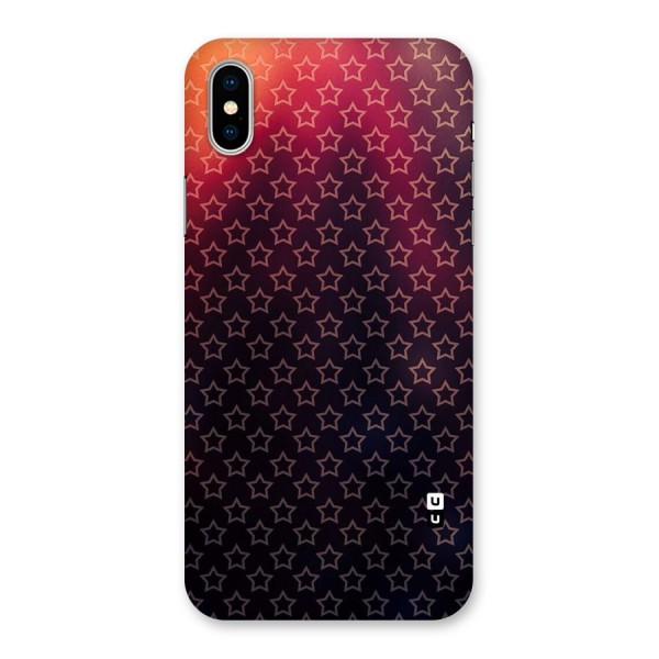 Ombre Stars Back Case for iPhone X