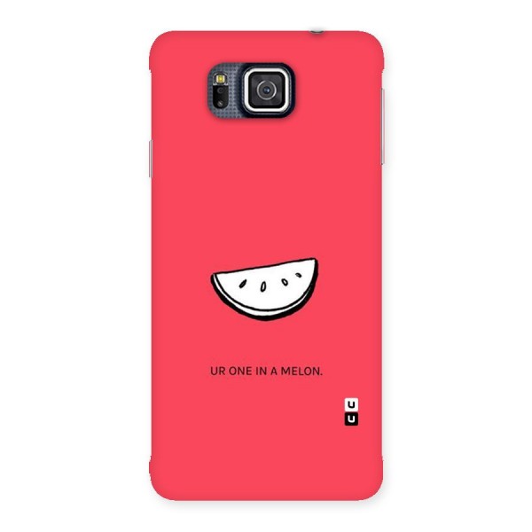 One In Melon Back Case for Galaxy Alpha