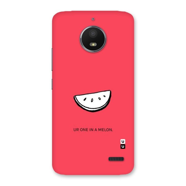 One In Melon Back Case for Moto E4