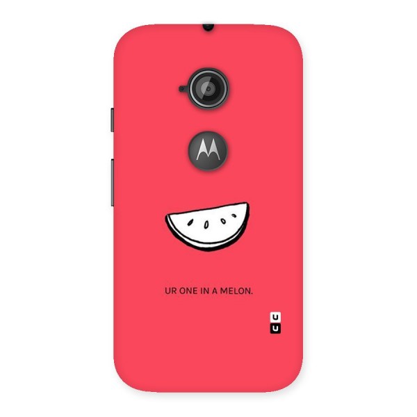 One In Melon Back Case for Moto E 2nd Gen