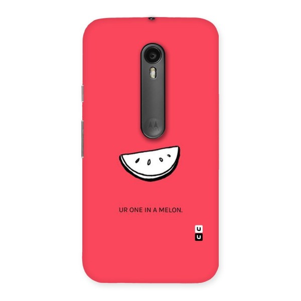 One In Melon Back Case for Moto G3