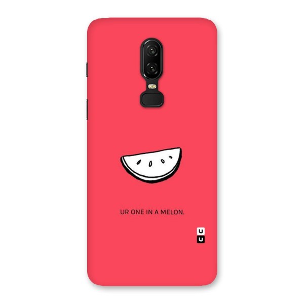 One In Melon Back Case for OnePlus 6