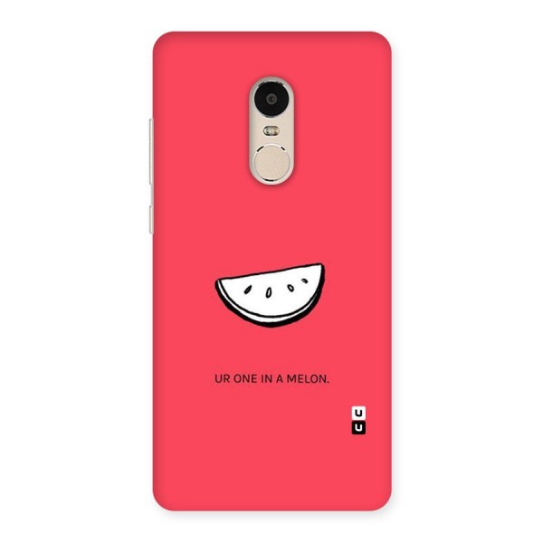 One In Melon Back Case for Xiaomi Redmi Note 4