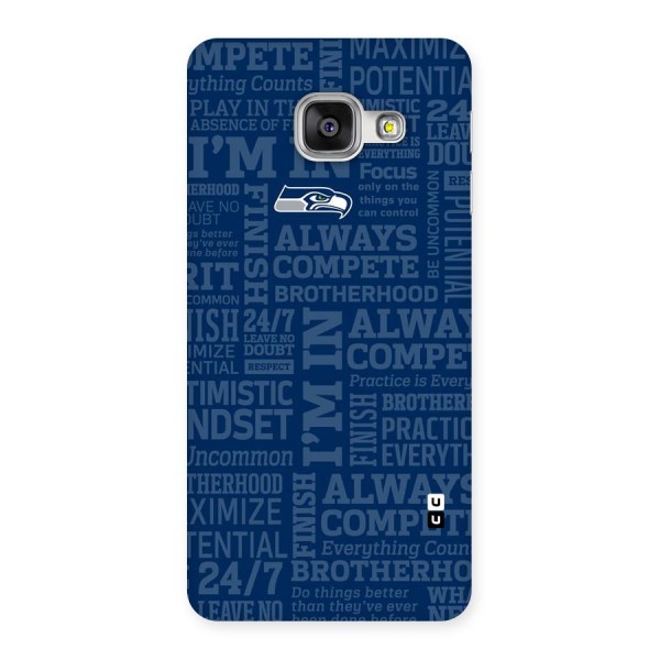 Optimistic Blue Back Case for Galaxy A3 2016