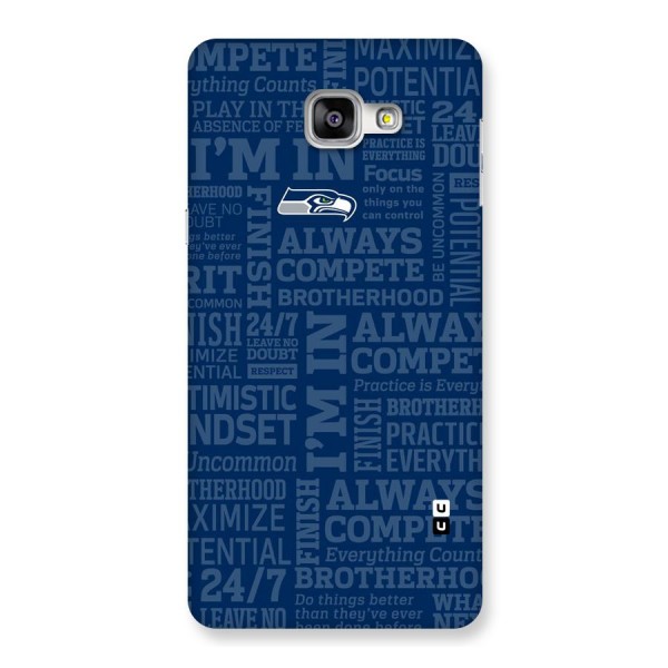 Optimistic Blue Back Case for Galaxy A9