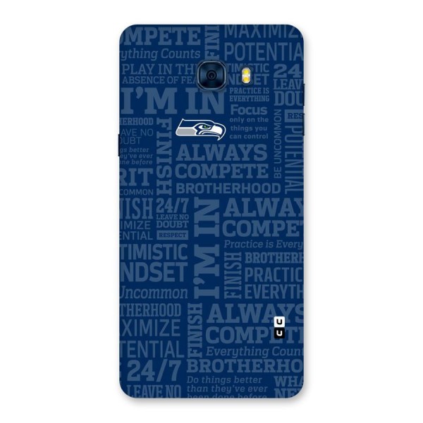 Optimistic Blue Back Case for Galaxy C7 Pro