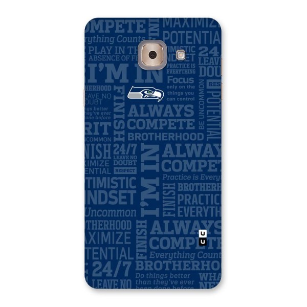 Optimistic Blue Back Case for Galaxy J7 Max