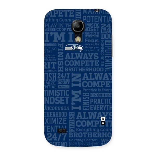 Optimistic Blue Back Case for Galaxy S4 Mini