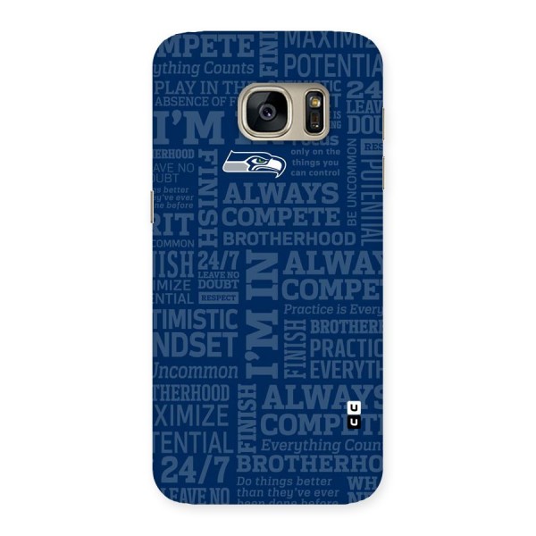 Optimistic Blue Back Case for Galaxy S7