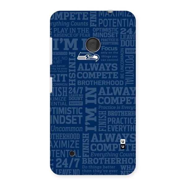 Optimistic Blue Back Case for Lumia 530