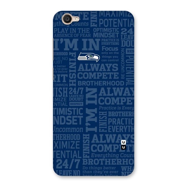 Optimistic Blue Back Case for Vivo Y55s